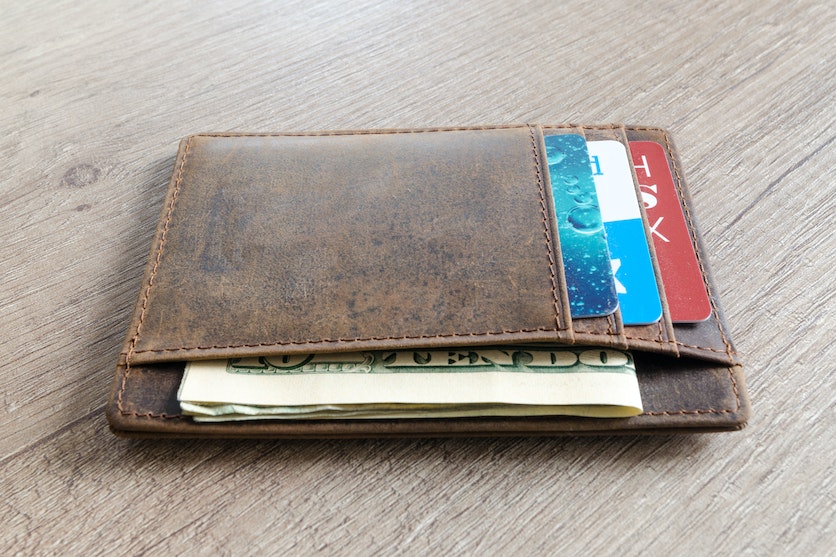 Kreditkarten im Portemonnaie