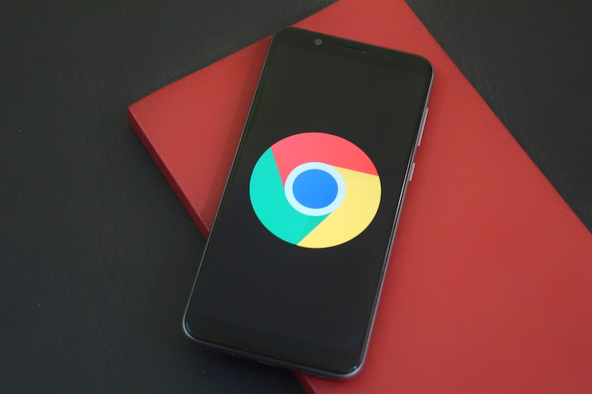 Google Logo auf Smartphone